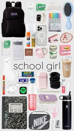 Essentials Bag Everyday, What To Keep In Your School Bag, Daily Bag Essentials, Back To School Bag