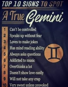 the top ten signs to spot a true genius