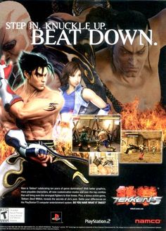 an advertisement for the game street fighter 3