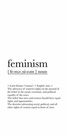 an article about feministism written in black and white with the words'female - nizzam / nonum '