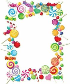 the letter o made up of candy lollipops and candies on a white background