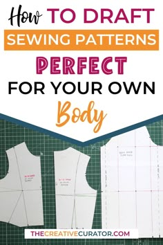 Drafting Your Own Sewing Patterns, Simple Dress Pattern Free My Golden Thimble, How To Alter Sewing Patterns, How To Draft Patterns, Adjusting Sewing Patterns, Sewing Bodice Pattern, Bodice Sewing Pattern Free, How To Make Your Own Sewing Patterns, Fashion Design For Beginners Sewing Free Pattern