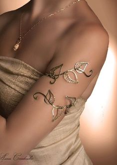 Arm Cuff Jewelry, Manset Lengan, Upper Arm Cuff, قلادات متدلية, Upper Arm Cuffs, Arm Jewelry, Leaf Bracelet, Cuff Jewelry, Arm Cuff