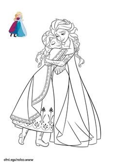 the princess and her prince hugging each other with their arms around each other coloring page