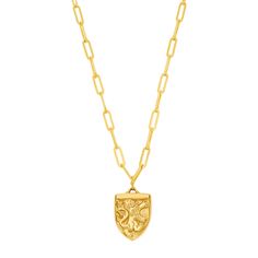 Medieval Dual Lion Pointed Medallion Necklace Medallion Necklace, A Bracelet, Rose Gold Metal, Ring Collections, Jewelry Pouch, 18k Rose Gold, Ring Bracelet, Gold Chains, Necklaces Bracelets