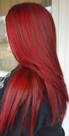 Rocket red hair Crimson Hair, Beautiful Red Hair, Beautiful Hair Color, Hair Done, Pinterest Hair