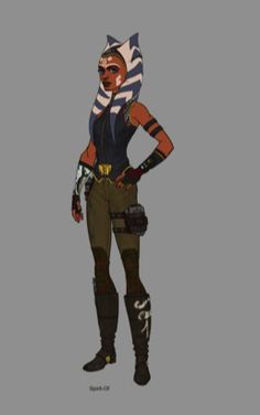 Ahsoka Tano Mandalorian Outfit, Ahsoka Tano Season 7 Outfit, Ahsoka Tano Outfit, Ahsoka Art, Padme Skywalker, Ahsoka Tano Cosplay, Star Wars Canon, Star Wars Fashion