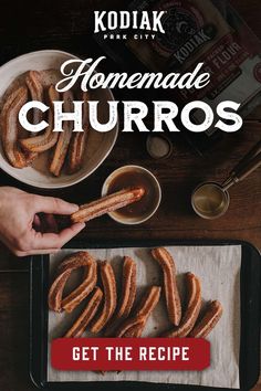 the cover of kodak's homemade churros get the recipe