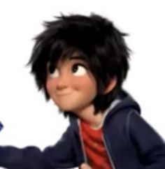 an animated character holding a cell phone in his hand