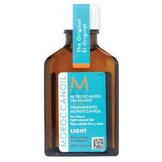 Treatment Light is specifically formulated for the delicate needs of ultra-fine and light-colored (including white) hair. It’s inspired by the original Treatment, a versatile, multitasking product designed for use as a conditioner, styler and finishing tool. Plus, its formula leaves your hair healthy, shiny and more manageable. Design house: Moroccanoil. Series: Moroccanoil. Category: Beauty and Personal Care. Type: Hair Care. SubType: Hair treatments Oil. Beauty group: Hair. Size: 0.85 oz. SKU: MOROCTRO6. Barcode: 7290011521653. Moroccanoil / Moroccanoil Treatment Oil Light 0.85 oz (25 ml). This item is only valid for shipment in the Contiguous United States. Light Hair Oil, Hair Color Remover, Colour Remover, Hair Repair Mask, Oil Light, Light Hair Color, Oil Treatments, Color Treated Hair, Moroccan Oil