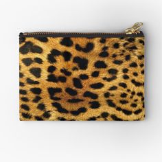 Get my art printed on awesome products. Support me at Redbubble #RBandME: https://www.redbubble.com/i/pouch/Leopard-Print-by-alia1989/72088899.440R3?asc=u Womens Shirts, Pouch