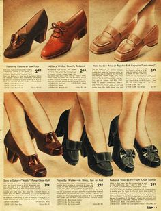 1940 Fashion Women, 1940s Aesthetic, 50s Shoes, 1940s Fashion Women, Fashion 60s, Decades Fashion, 1940s Shoes