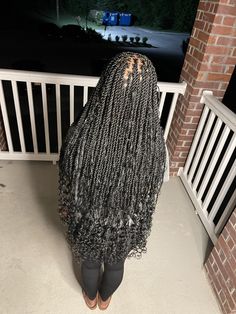 Thigh Length Island Twist, Island Twist Without Curls, Island Twist With Curls, Sengalese Twists, Island Twist, Braided Hairstyles For Black Women Cornrows, Box Braids Hairstyles For Black Women, Cute Braided Hairstyles, Hairstyle Inspo