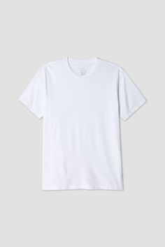 Everything a t-shirt should be: simple, modern, and classic. Spun from America's best cotton and garment-dyed for a soft, worn-in feel. Basic crew neck. 100% Supima cotton, grown in America. Garment-dyed & pre-shrunk. Machine washable & tumble dry.