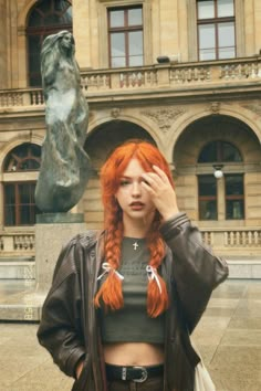 Paprika Hair Color, Danielle Victoria, Ginger Girls, Punk Girl, Mia 3, Trendy Hair Color, Trendy Hair, Orange Hair