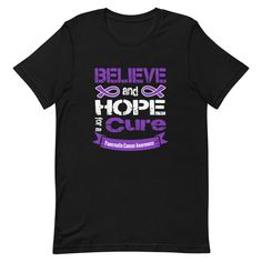 Do you hope for a cure one day? This t-shirt is everything you've dreamed of and more. It feels soft and lightweight, with the right amount of stretch. It's comfortable and flattering for both men and women. • 100% combed and ring-spun cotton (Heather colors contain polyester) • Ash color is 99% combed and ring-spun cotton, 1% polyester • Heather colors are 52% combed and ring-spun cotton, 48% polyester • Athletic and Black Heather are 90% combed and ring-spun cotton, 10% polyester • Heather Pri Crohns Awareness, You Make A Difference, Alzheimers Awareness, Ash Color, One Day, Really Cool Stuff, Spun Cotton, Ash, Adult Outfits