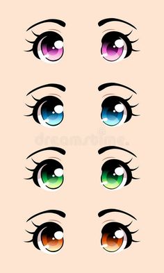 the eyes with different colored contacts