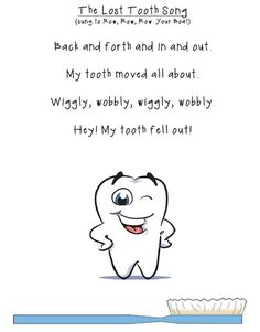 Tooth Poem Freebie Dental Health Songs For Toddlers, Dental Preschool, Tooth Preschool, Dental Health Week, Kindergarten Poems, Toddler Songs, Stroller Strides, Dental Health Activities, Dental Health Month