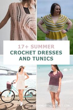 crochet dresses and tunics for summer