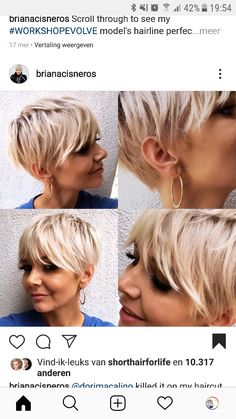 Edgy Short Haircuts, New Hair Do, Straight Blonde Hair, Hair Inspiration Short, Messy Short Hair, Short Hair Undercut, Short Hairstyles For Thick Hair, Funky Hairstyles