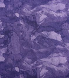 an abstract painting with purple and white colors