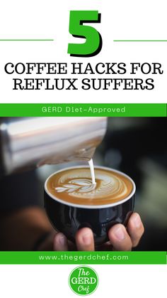 If you suffer from terrible GERD and acid reflux symptoms, I bet you miss a plethora of different acidic foods ~ especially coffee! Well, we have the BEST low-acid coffee substitutes and tips/tricks for coffee drinking; if you suffer from GERD or acid reflux. Here they are... #thegerdlife #digestionhelp #digestionhealth #lowacidcoffeerecipes #coffeedrinkingwithgerd #dontsaygoodbyetocoffeeyet #welovecoffeetoo Refluxogenic Diet, Low Acid Foods, Natural Antacid, Healthy Coffee Drinks, Acid Reflux Relief