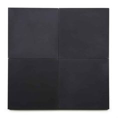 black square tiles on a white background