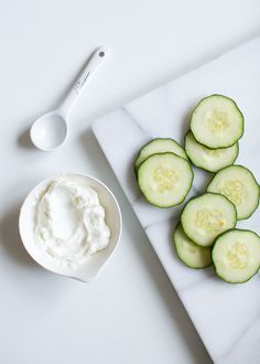 Cucumber Beauty, Facial For Oily Skin, Yogurt Mask, Cucumber Mask, Cucumber Face Mask, Acne Tips, Cucumber For Face, Avocado Mask, Cucumber Yogurt