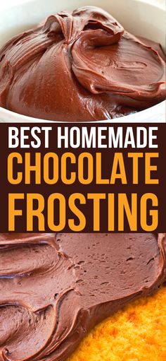 the best homemade chocolate frosting recipe ever