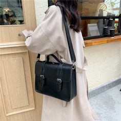 Vvsha Korean women messenger bags preppy style female shoulder bag pu Lawyer Bag, Womens Work Bag, Uni Bag, Briefcase Women, Laptop Bag For Women, Leather Laptop Bag, Leather Handbags Women