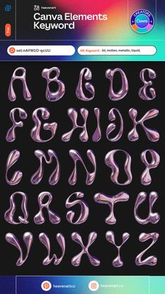 an image of some type of font that is in the shape of letters and numbers