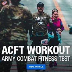 people walking in the rain with text that reads act workout army combat fitness test