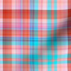 an orange and blue plaid pattern that is very similar to the same color as the background