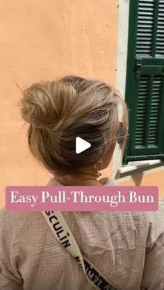 Easy Bun Short Hair Simple, Bun Hacks, Hair Jokes, Cute Tutorial, The Kid Laroi, Kid Laroi, Beautiful Buns