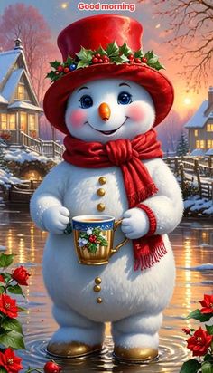 Cute Snowmen, Snowman Images, Snowman Clipart, Christmas Pics, Dj Equipment, Christmas Scenes, Grinch Christmas, A Cup Of Coffee, Cute Snowman