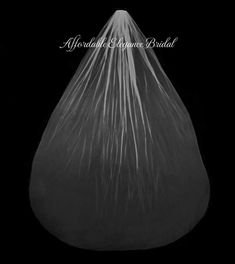 a black and white photo of a plastic bag