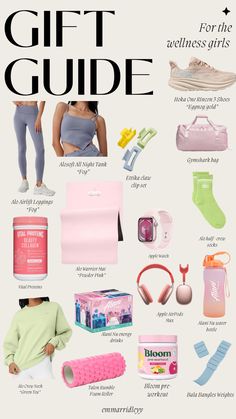 Creating a perfect guide for all wellness girlies!! Perfect guide for teenage or college girl. Workout Christmas Gifts, Wellness Girl Gift Guide, Wellness Wishlist, Family Vision, Roller Workout, Girls Gift Guide, Amazon Hacks, Wellness Yoga, Princess Gifts