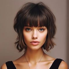 Parisian Bob, Bangs 2024, Curly Bob Haircut, Growing Out Hair, Shag Cut, Bangs Hairstyle, Bob Haircut Ideas, Textured Bangs, Bob Haircut Curly