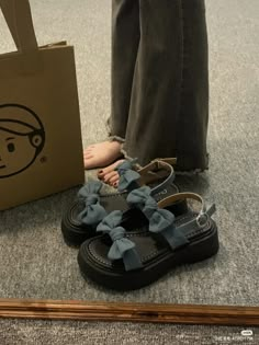 Random Idea, Crocs Fashion, Pretty Sandals, Footwear Fashion, Pretty Shoes Sneakers, Kawaii Shoes, Shoes Outfit Fashion, Funky Shoes, Fancy Shoes