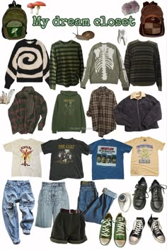 Look Grunge, Types Of Clothes, Neue Outfits, Punk Outfits, Grunge Style, Mode Vintage, Retro Outfits, Dream Clothes