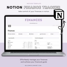 Finance Tracker for Notion - Million Dollar Habit - Notion template Notion Finance Tracker, Life Dashboard, Yearly Overview, Monthly Budget Spreadsheet, Reading Tracker, Learning Goals