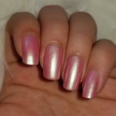 Light Pearl Pink Nail Polish 5free Handmade Indie Nail Polish Etsy UK Pink Shiny Nails, Iridescent Nail Polish, Tropical Vacation Nails, Pink Nail Colors, Ten Nails, Cute Gifts For Her, Holographic Nail Polish, Iridescent Pearl, Shiny Nails