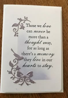 Homemade Sympathy Card Ideas, Sympathy Cards Handmade Simple Beautiful, Diy Sympathy Cards, Sympathy Sentiments, Sympathy Verses, Words For Sympathy Card, Sympathy Card Sayings, Sympathy Sentiment, Cuttlebug Ideas