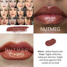 Nutmeg Lipsense Skin Tones, Makeup Tips, Different Colors, Lashes, Lips