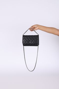 CONDITION: VERY GOOD VINTAGE .?ÿ Calling all silver lovers as we have a chic Chanel Caviar Wallet on Chain in a classic black with silver hardware! The perfect bag to transition from day to night activities. Features: can be as a crossbody, short-shoulder, or top-handle bag multiple card slots snap closure on flap two inner zip pockets Fits your phone, small wallet, keys, and a few other smaller essentials. Crafted in 2011 Strap drop: 23.5" 7.5" L x 2.5" W x 5.25" H Please note: Hairline scratches on hardware. Light wear on caviar due to normal use.?ÿPlease refer to photos for more details.?ÿ In order to meet the current demand and given the?ÿnature of sourcing inventory, all sales are final. Please be sure to review all pictures and ask any questions prior to making a purchase! To prevent Night Activities, Girl Backpacks School, Wallet On Chain, Chanel Caviar, Louis Vuitton Shoes, Dior Shoes, Small Wallet, Girl Backpacks, Vuitton Bag