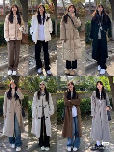 November Casual Outfits, Korea Fall Outfit Korean Style, Autumn Outfit Korean Style, Winter Japan Outfit Women, Japan December Outfit Women, Korean Fashion Women Winter, Autumn Korean Aesthetic, Autumn Fashion Japan, Cute Asian Winter Outfits