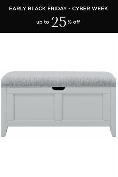 This Kylie  lift-top storage bench is the kind of cool and classy furniture your child will love for years! Besides being sleek and chic with a deep gray finish, it's upholstered in luxe chenille , which is super soft and durable. Plus, the bench top lifts to reveal a hidden compartment for convenient extra storage. Classy Furniture, Bedroom Bench, Kiln Dried Wood, Deep Gray, Super Sale, Extra Storage, Storage Bench, Bedroom Furniture, Bench