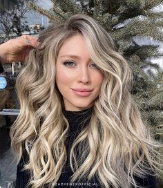 Blonde Hair Transformations, Blonde Hair With Bangs, Balayage Hair Blonde, Blonde Hair Looks, Blonde Hair With Highlights, Hair Color Highlights