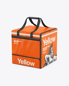 Vinyl Delivery Bag Mockup Thermal Bag Design, Delivery Bag Design, Vinyl Mockup, Heat Bag, Catering Options, Food Delivery App, Vinyl Exterior