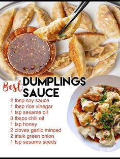 the best dumplings sauce recipe is in this post - it up menu for dinner